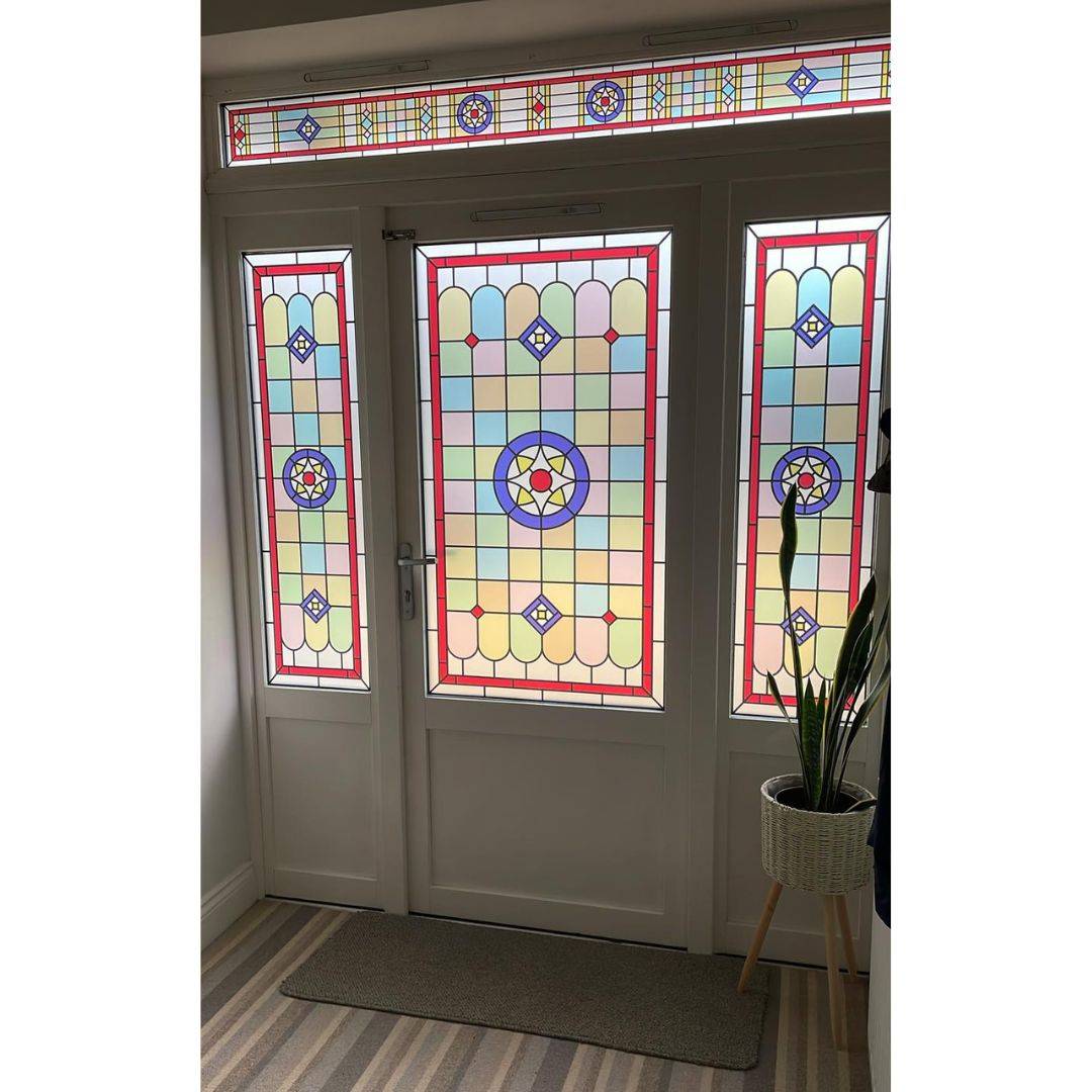 Barbara Stained Glass Window Film