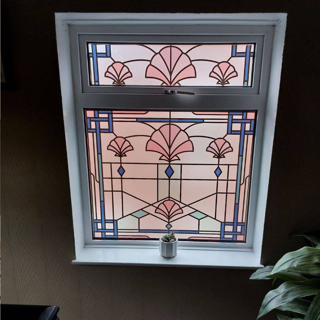 Beatrice Stained Glass Window Film