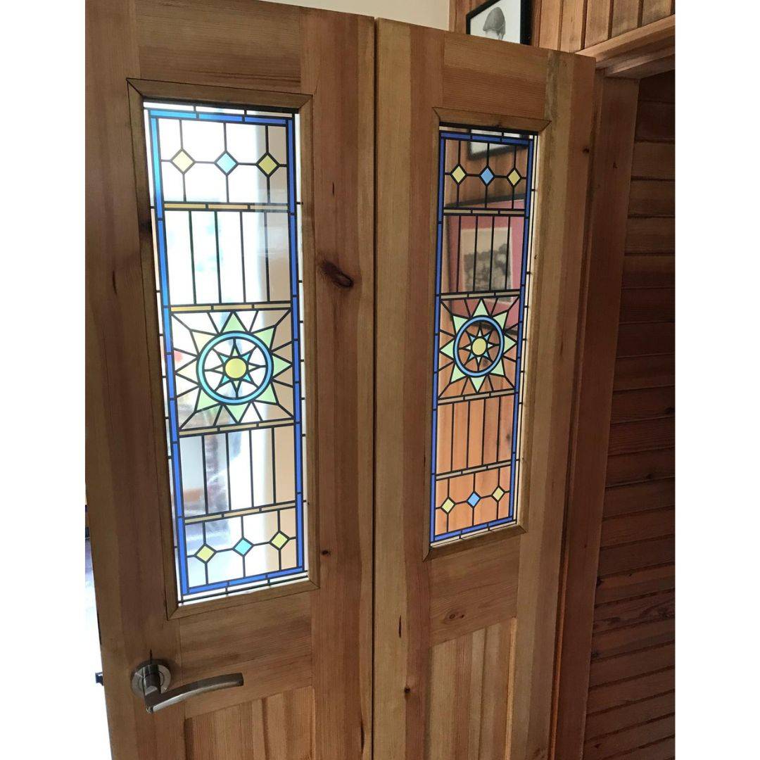 Dhani Stained Glass Window Film