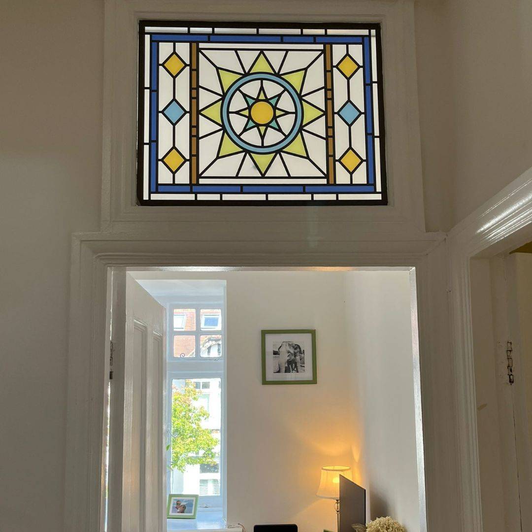 Dhani Stained Glass Window Film