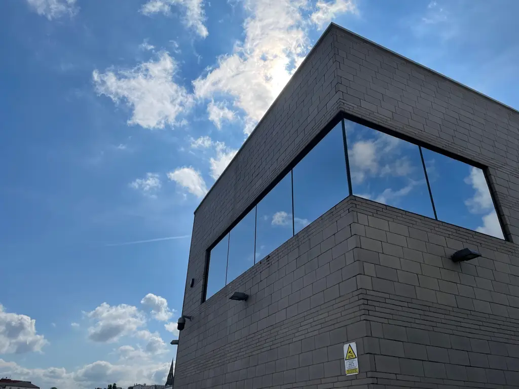 External 80% Reflective Silver Window Film