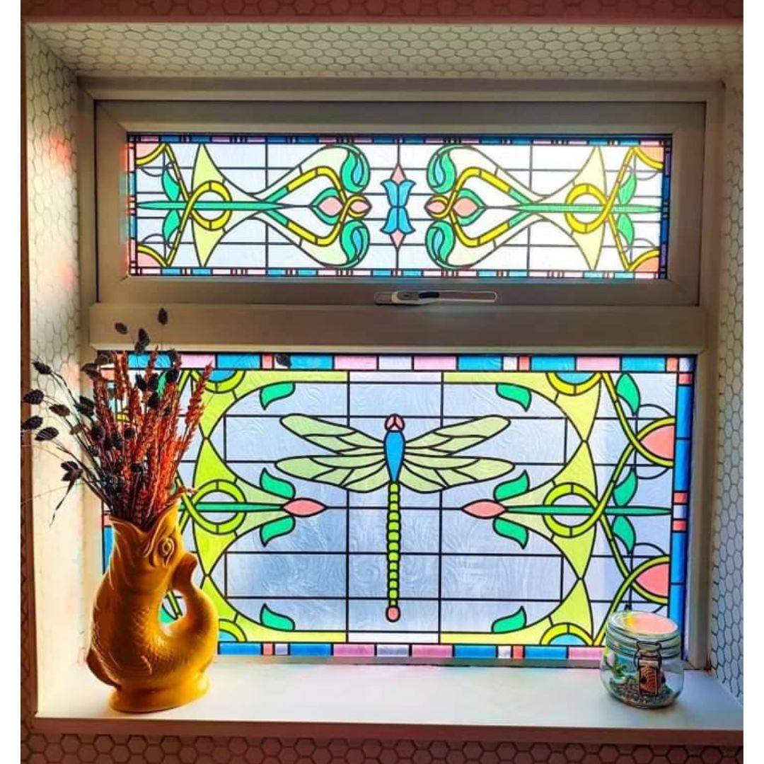 Jane Stained Glass Window Film