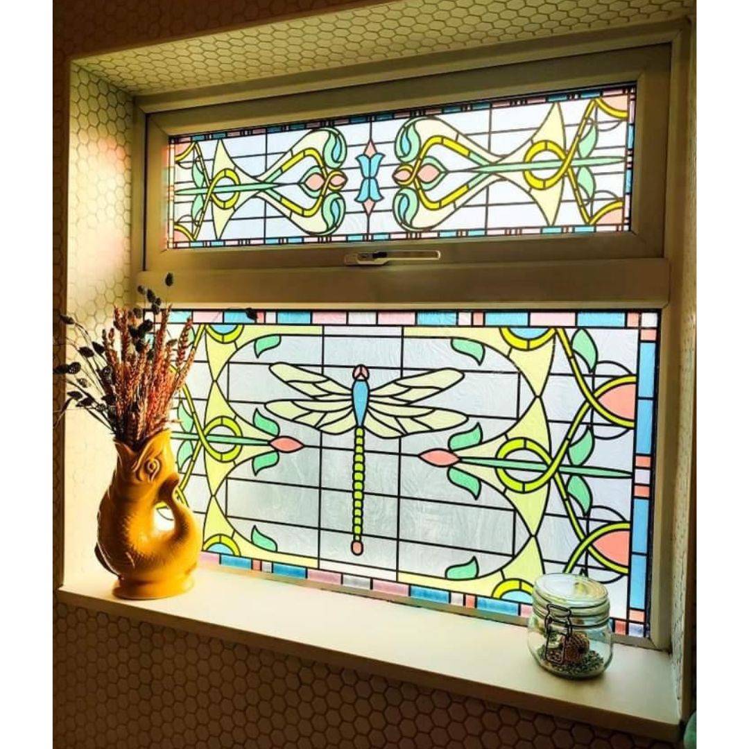 Jane Stained Glass Window Film
