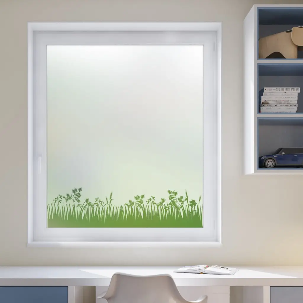 Grass Border Window Film