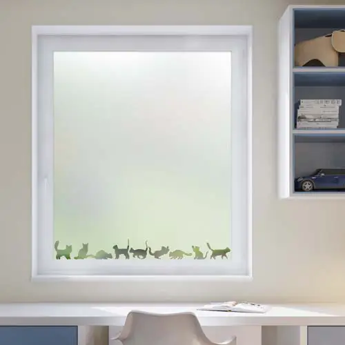 Cats Border Window Film