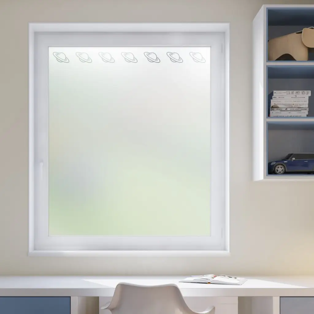 Planets Border Window Film