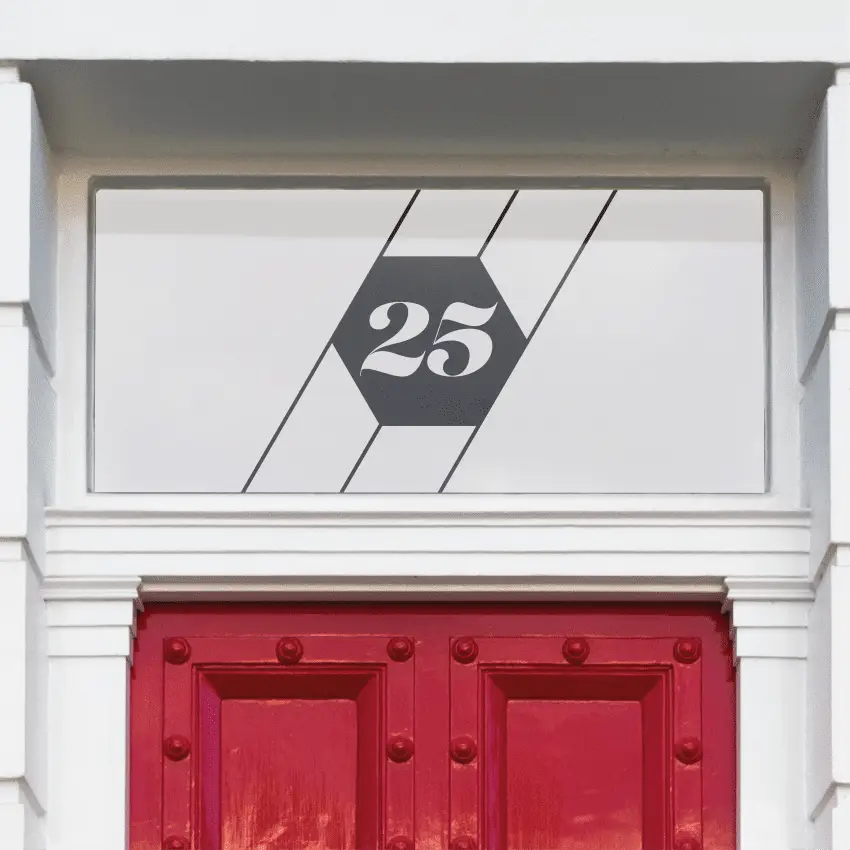 Tortellini Rectangular House Number