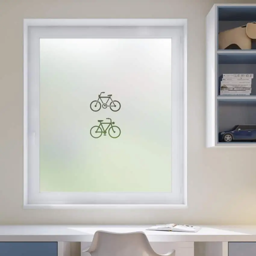 Bicycle Centrepiece Window Film