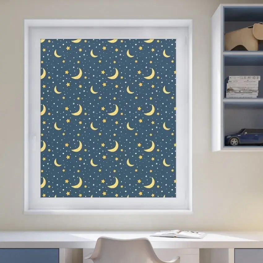 Night Time Printed Window Film