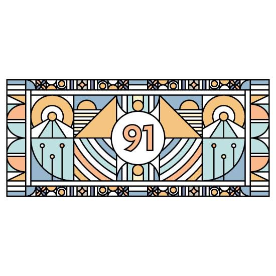 modern victorian stained glass window film