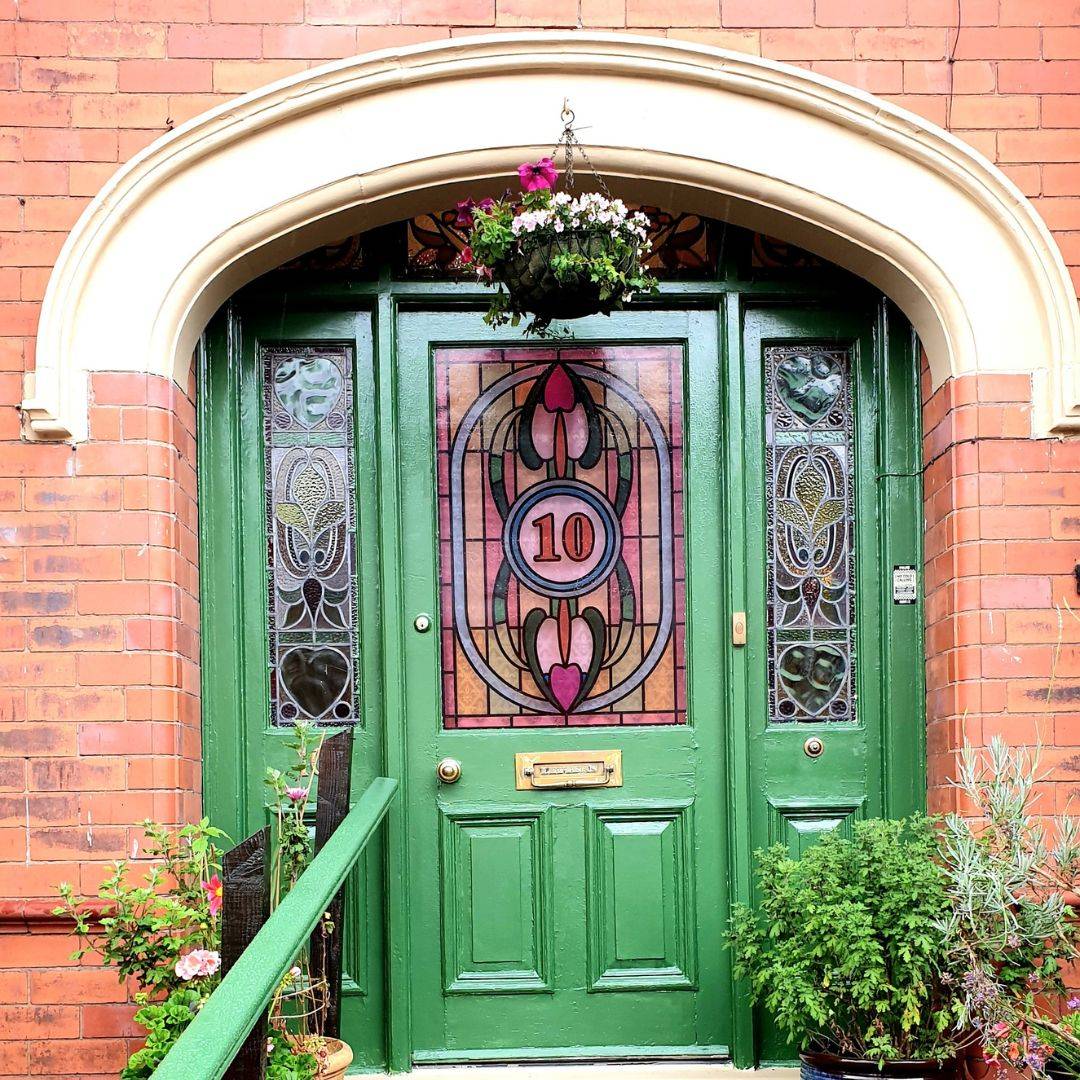 Maureen Stained Glass Window Film