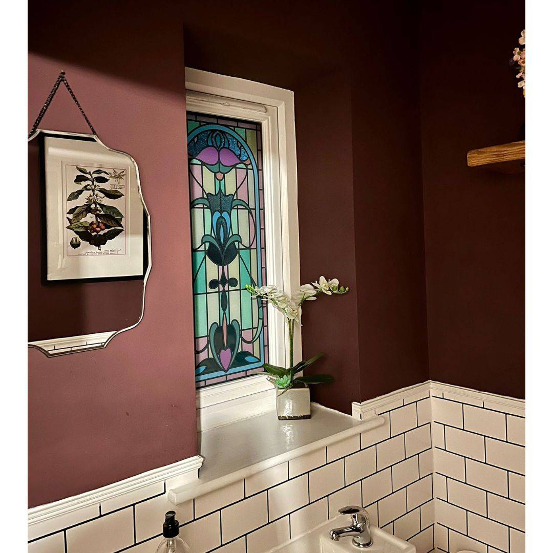 Maureen Stained Glass Window Film