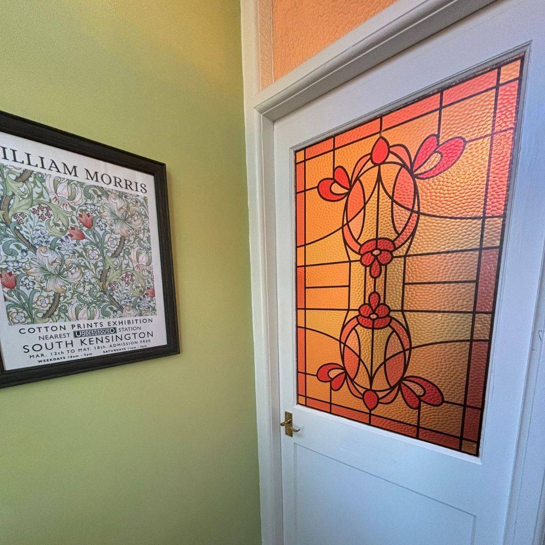 Nancy Stained Glass Window Film