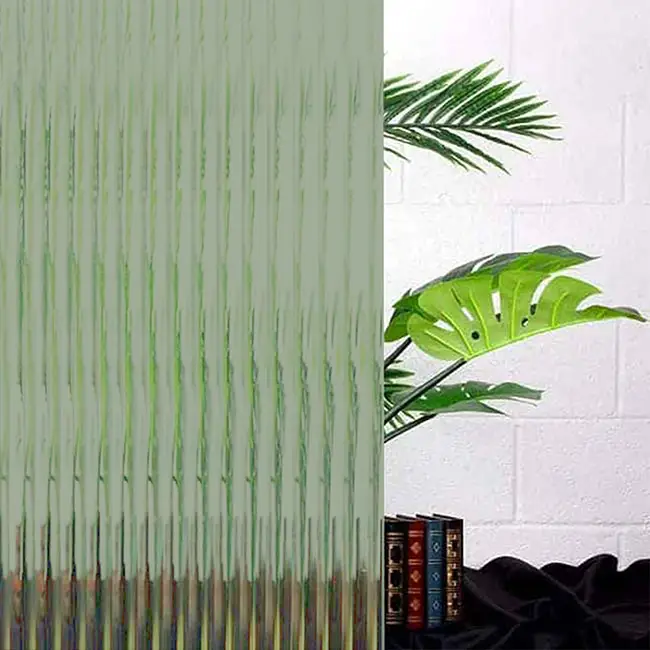 green reeded glass window film trending home colours