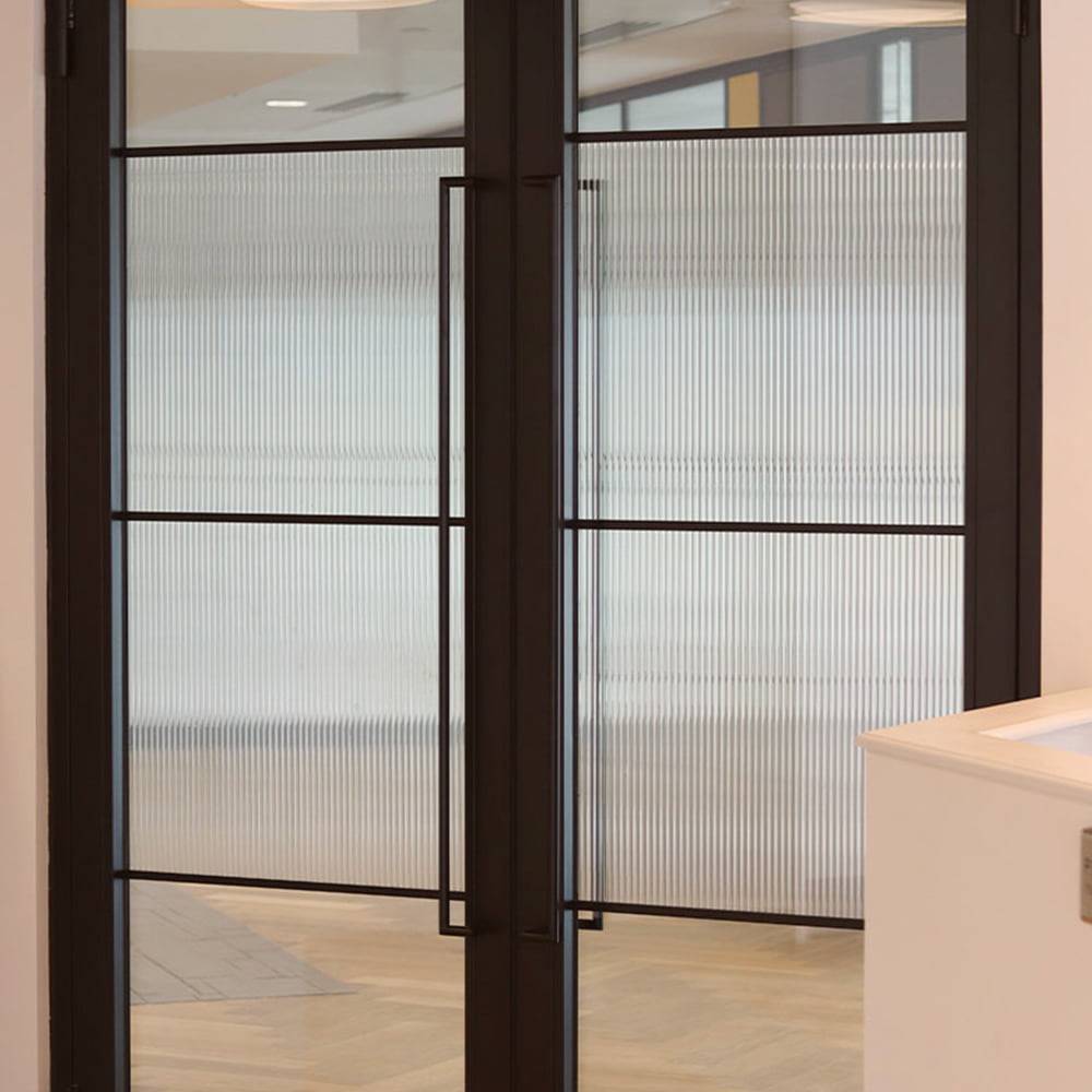 1/2" Reeded Glass Window Film