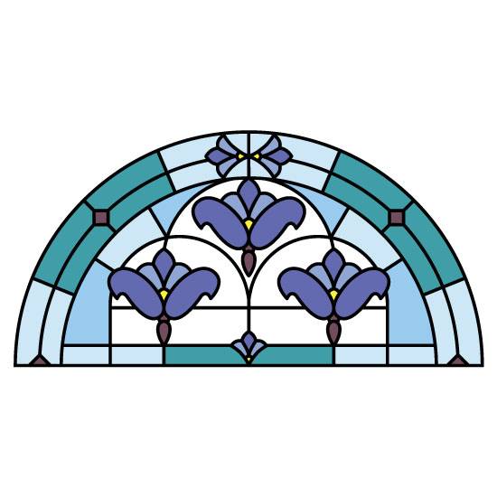 stylish stained glass film home decor window film