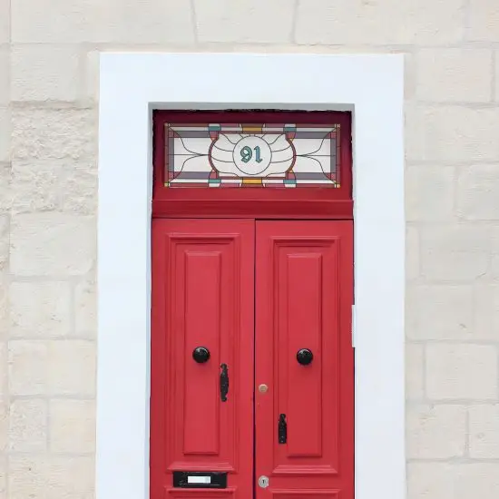 Stained Glass Door Numbers