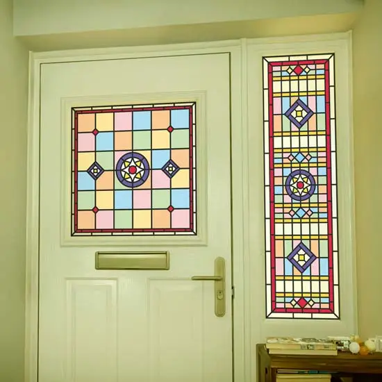 Barbara Stained Glass Window Film