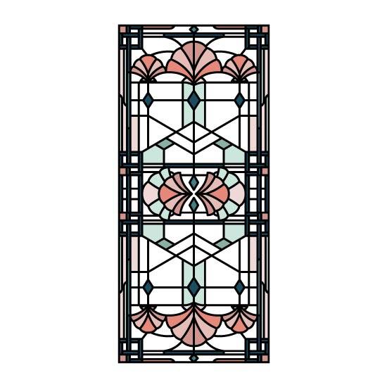 Beatrice Stained Glass Window Film