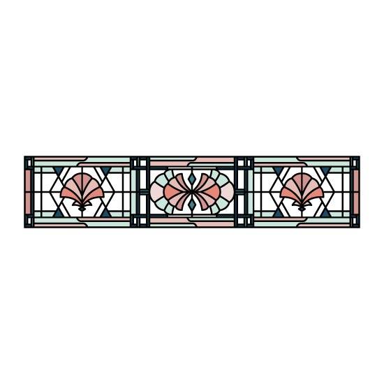 Beatrice Stained Glass Window Film