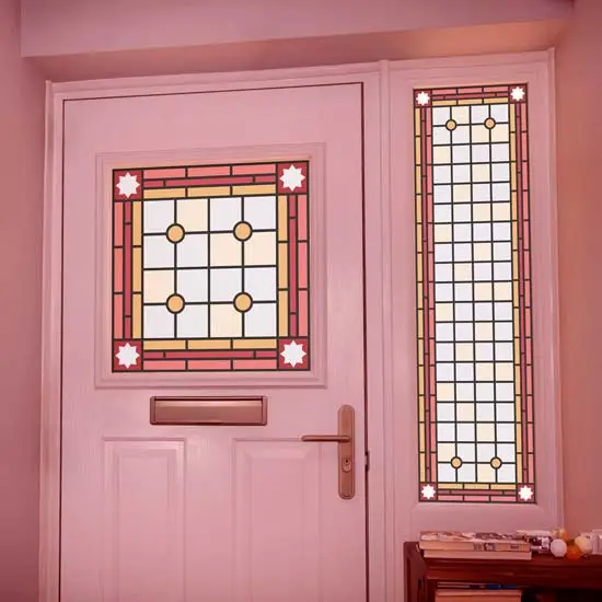 Catherine Stained Glass Window Film