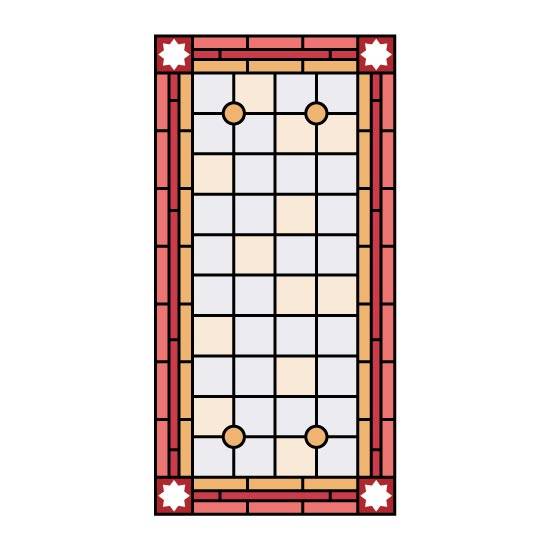 Catherine Stained Glass Window Film