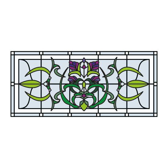 Cynthia Stained Glass Window Film