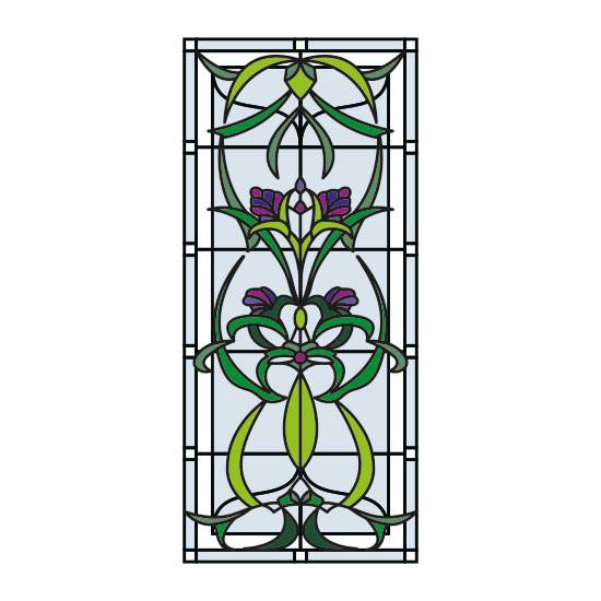 Cynthia Stained Glass Window Film