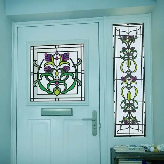 Cynthia Stained Glass Window Film