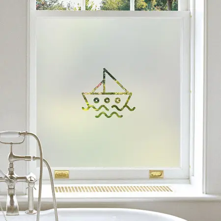 Boat Centrepiece Window Film