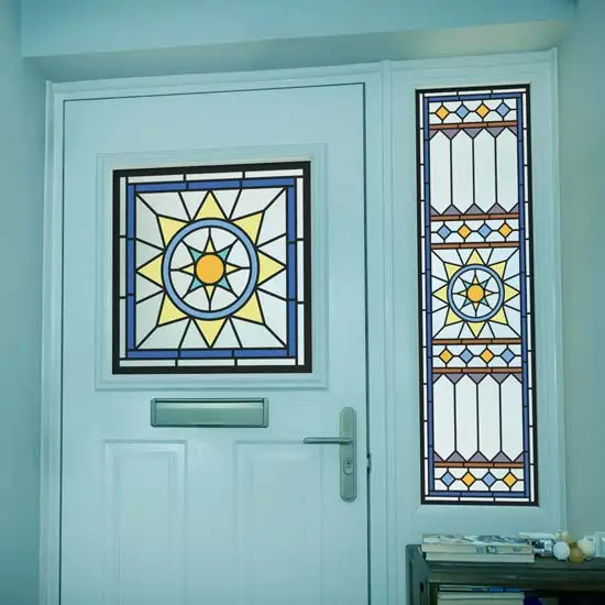 Dhani Stained Glass Window Film