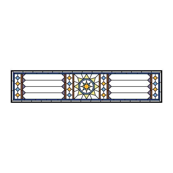 Dhani Stained Glass Window Film