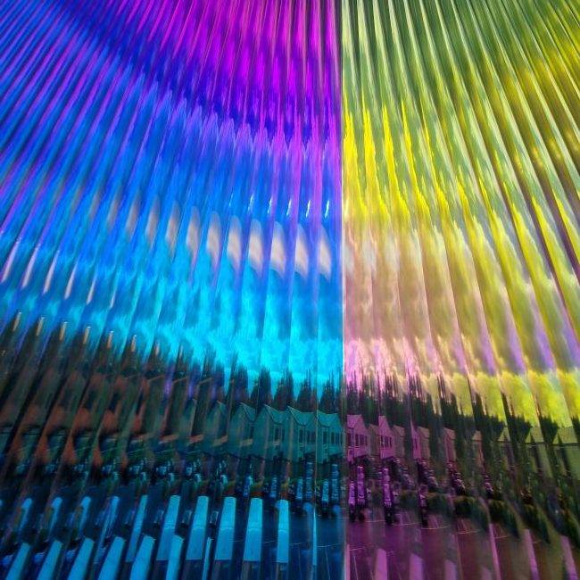 Dichroic Reeded Window Film