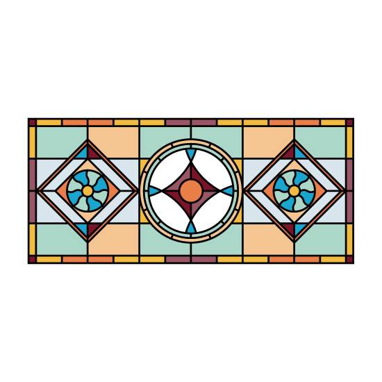 Julian Stained Glass Window Film