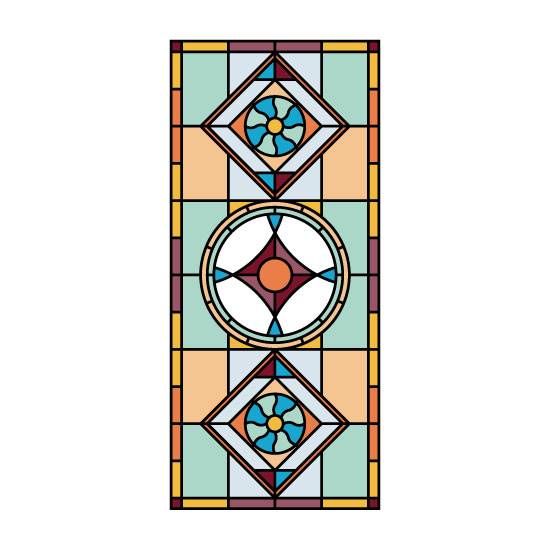 Julian Stained Glass Window Film