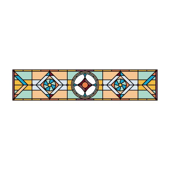 Julian Stained Glass Window Film