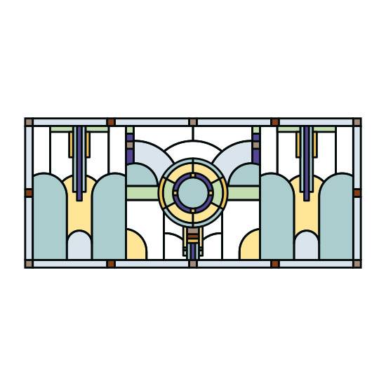 Linda Stained Glass Window Film