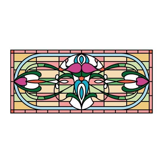 Maureen Stained Glass Window Film