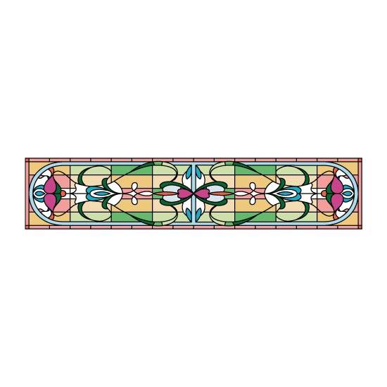 Maureen Stained Glass Window Film