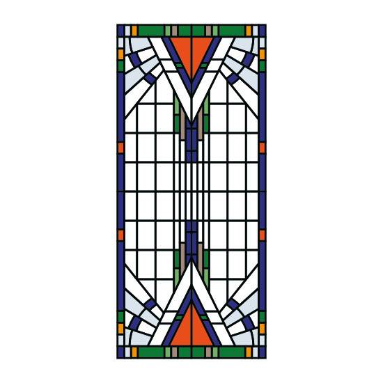 Olivia Stained Glass Window Film