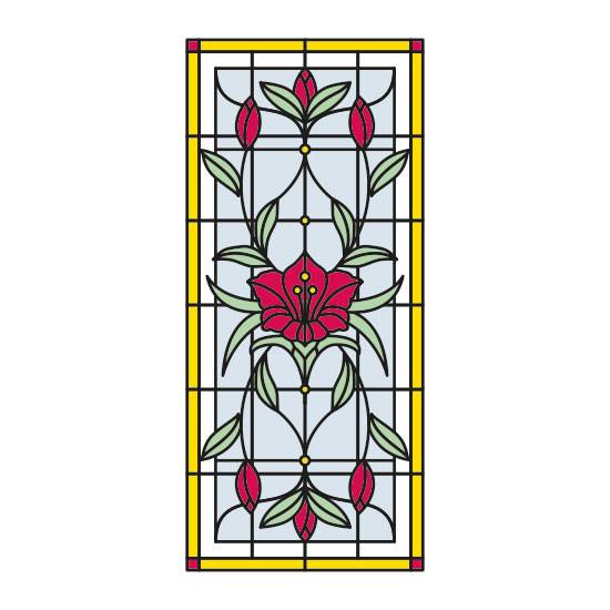 Patty Stained Glass Window Film