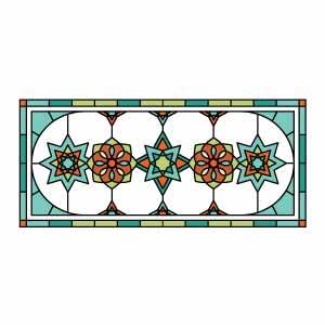 Sean Stained Glass Window Film