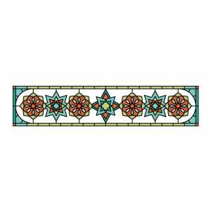 Sean Stained Glass Window Film