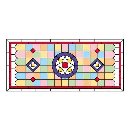 Barbara Stained Glass Window Film