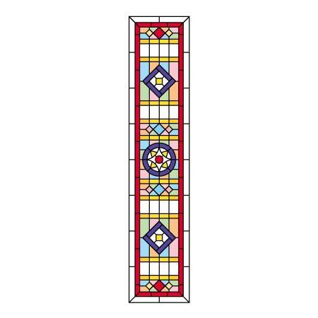Barbara Stained Glass Window Film