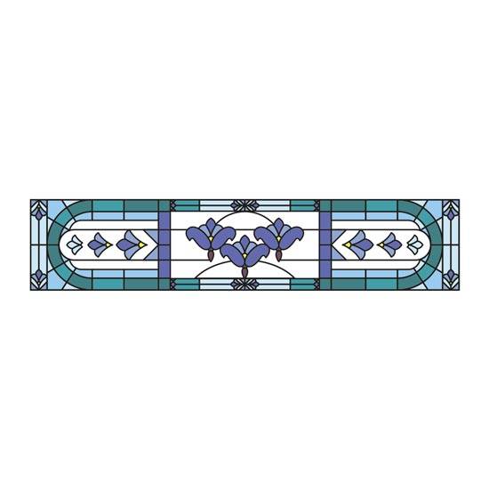 Stella Stained Glass Window Film