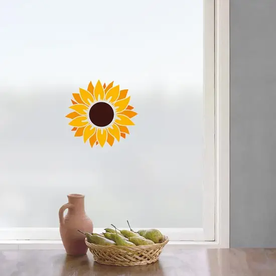 Sunflower Centrepiece Window Film