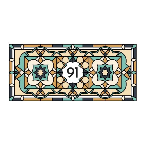 Zak Stained Glass Window Film